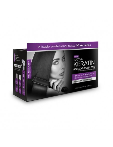 KIT KATIVA KERATIN - TRATTAMENTO STIRANTE BRASILIANO